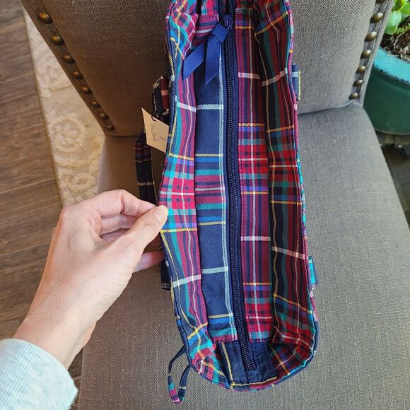 New Vera Bradley Glenna Satchel Quilted Handbag Tartan Plaid Purse Tote - Picture 8 of 11